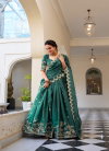 Green Colour Gold Crush Lehenga With Blouse Dupatta Heenal By Lnb1435